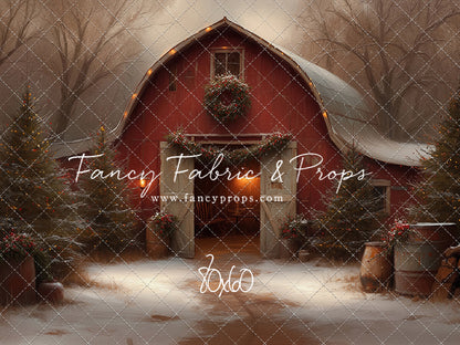 Christmas Barn Glow - with Sweep Option