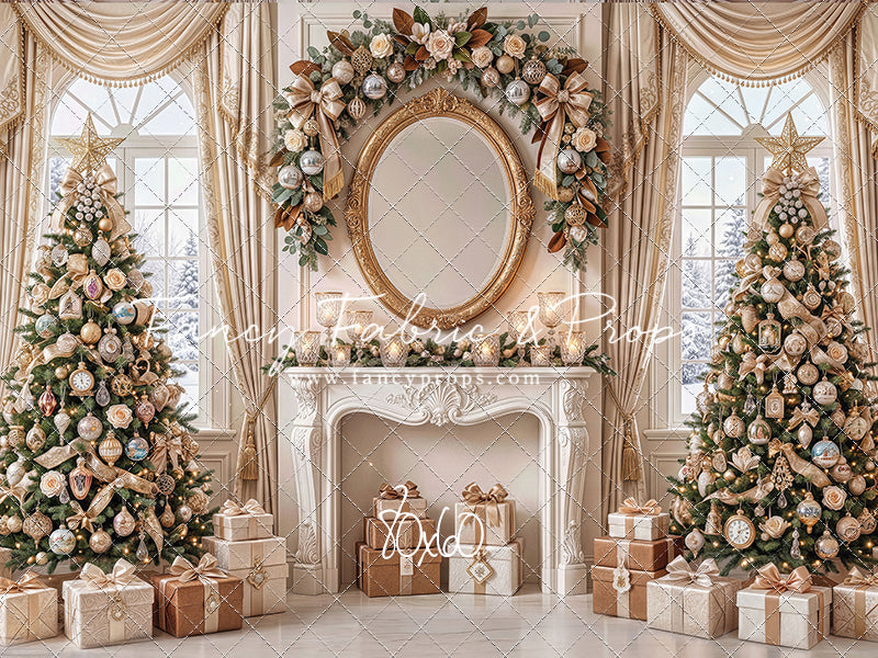 Christmas Beige Beauty - with Sweep Option