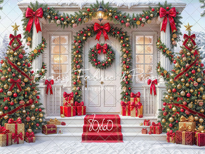 Christmas Front Porch Classic - With Sweep Option