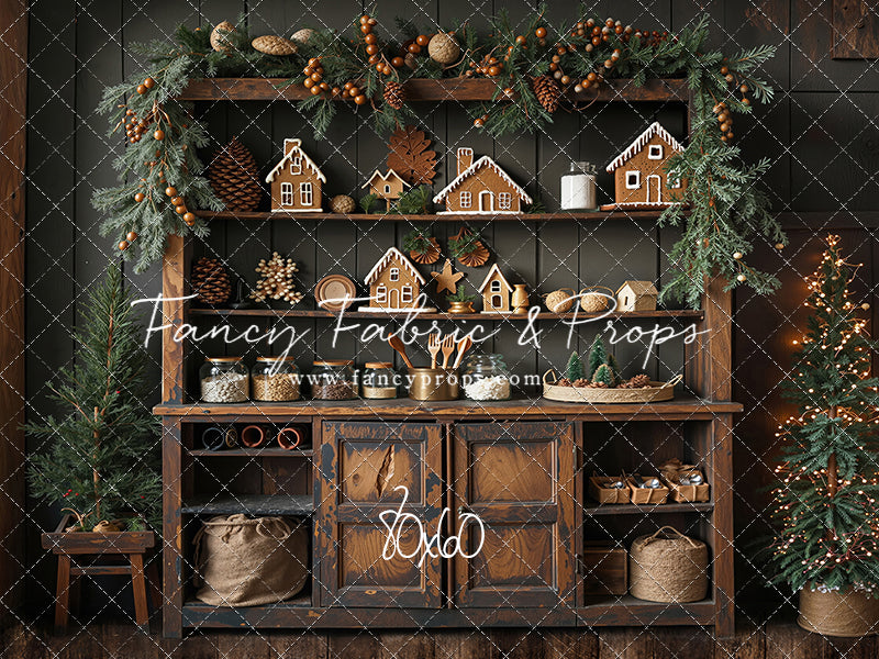 Christmas Kitchen Charm - With Sweep Option