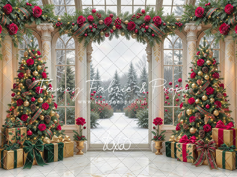Christmas Rose Gala - with Sweep Option