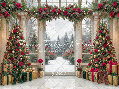 Christmas Rose Gala - with Sweep Option