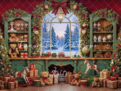 Christmas Toy Cabinet - with Sweep Option