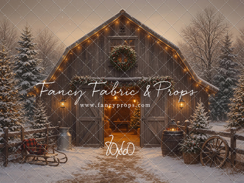 Christmas In The Timber Barn - with Sweep Option