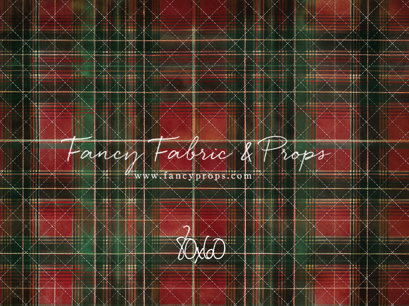 Classic Christmas Plaid - With Sweep Option