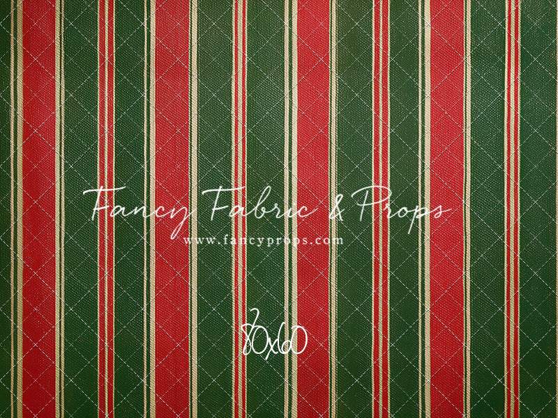 Classic Christmas Stripe - With Sweep Option