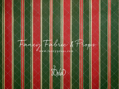 Classic Christmas Stripe - With Sweep Option