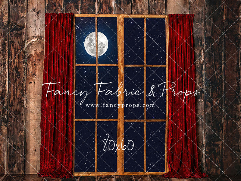 Classic Window With Drapes