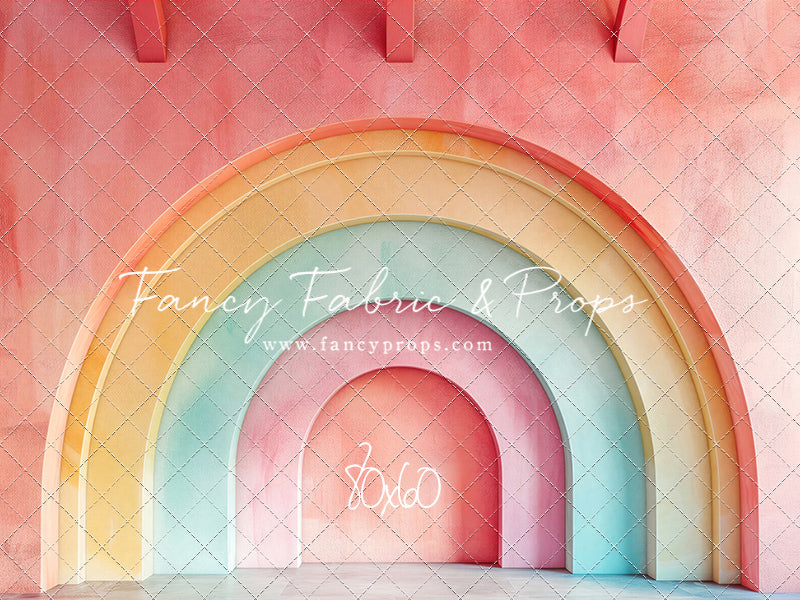 Coral Rainbow Room - With Sweep Option