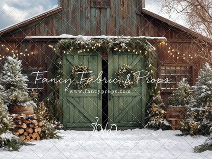 Cozy Christmas Barn - with Sweep Option