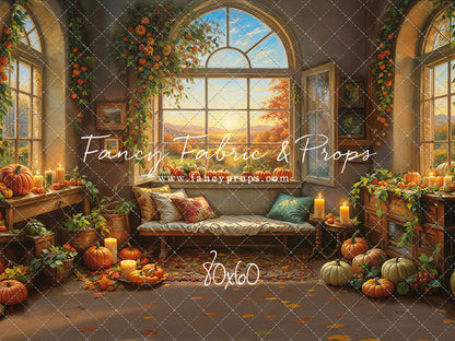 Cozy Harvest Nook - With Sweep Option