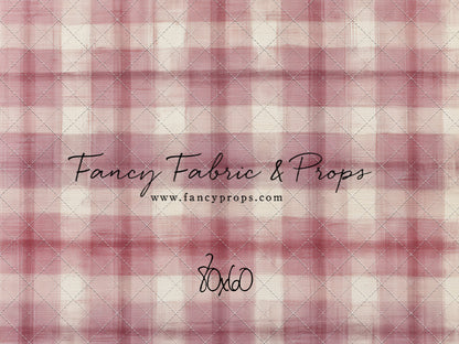 Cranberry Plaid - With Sweep Option