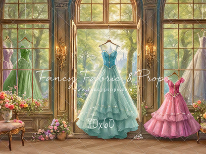 Dress of Royal Wishes- Wood Floor - With Sweep Option