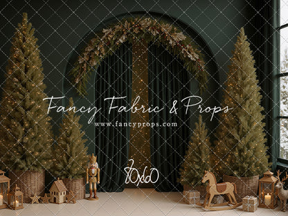 Emerald Christmas Arch - With Sweep Option