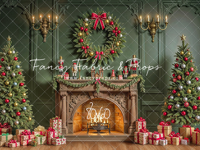 Emerald Christmas Room - with Sweep Option