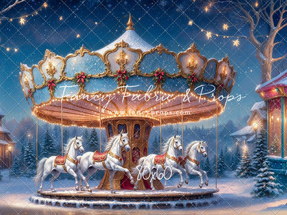 Enchanted Holiday Carousel - With Sweep Option