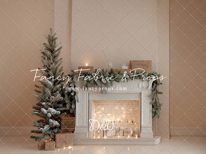 Evergreen & Ivory Mantle - With Sweep Option