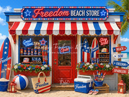 Freedom Beach Shoppe - With Sweep Option