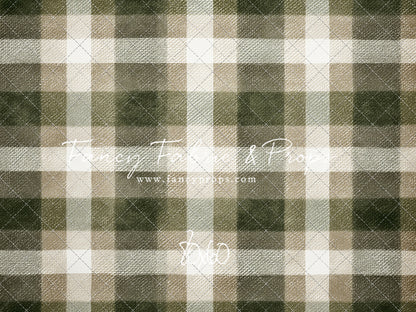 Frosted Pine Plaid - With Sweep Option