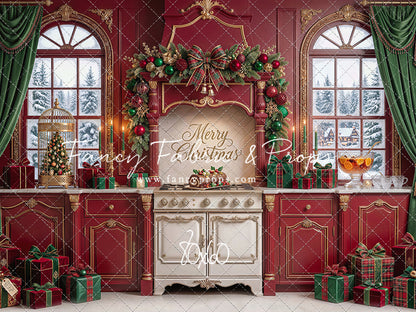 Gilded Cranberry Kitchen - With Sweep Option