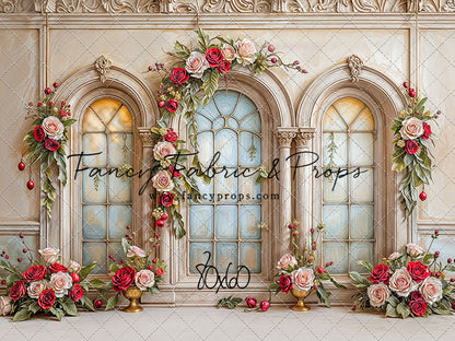 Gilded Holiday Windows - with Sweep Option