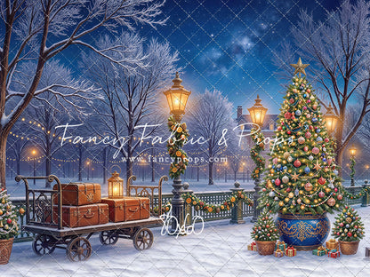 Holiday Train Station - With Sweep Option