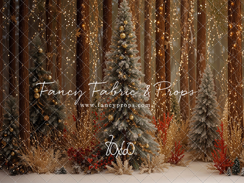 Holly & Pine Forest - With Sweep Option
