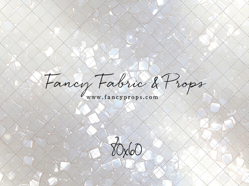 Iridescent White Sparkle