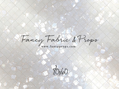 Iridescent White Sparkle