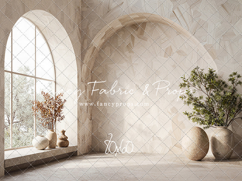 Ivory Vista Arch - With Sweep Option