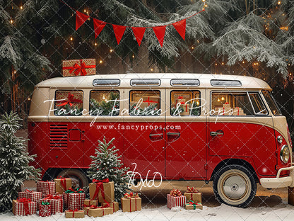 Merry Little Bus Stop - with Sweep Option