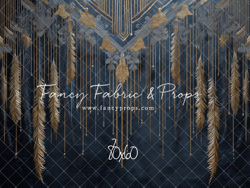 Midnight Feather Cascade - With Sweep Option