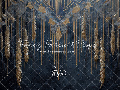 Midnight Feather Cascade - With Sweep Option