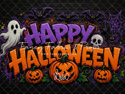 Midnight Graffiti Halloween - With Sweep Option