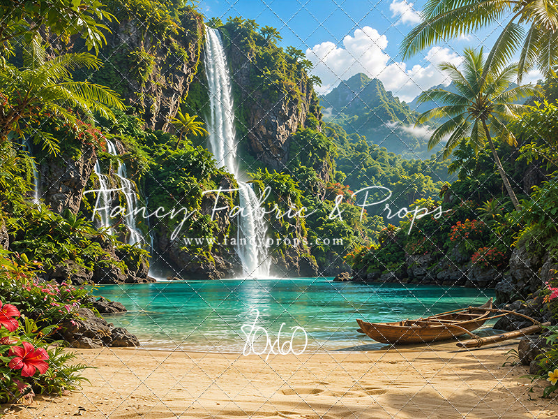 Moana's Waterfall - With Sweep Option