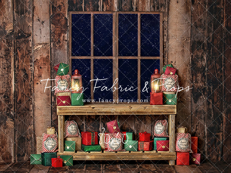 North Pole Mail Room Window