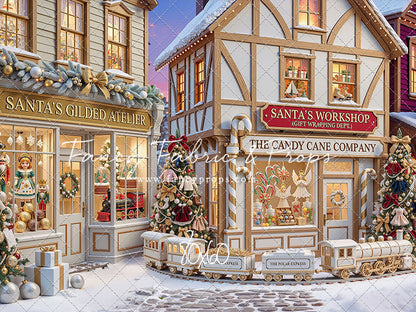 North Pole Village  - with Sweep Option