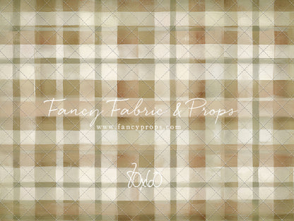 Oatmilk Plaid - With Sweep Option