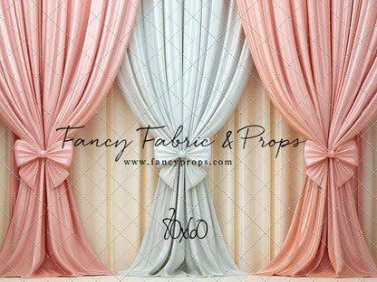 Pastel Bow Swag - With Sweep Option