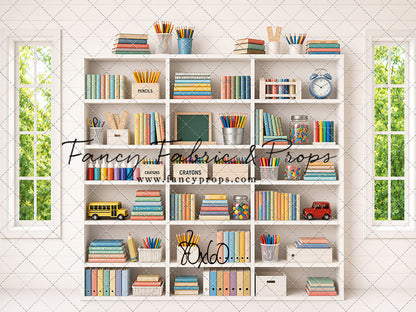 Pastel Classroom Bookshelf - With Sweep Option