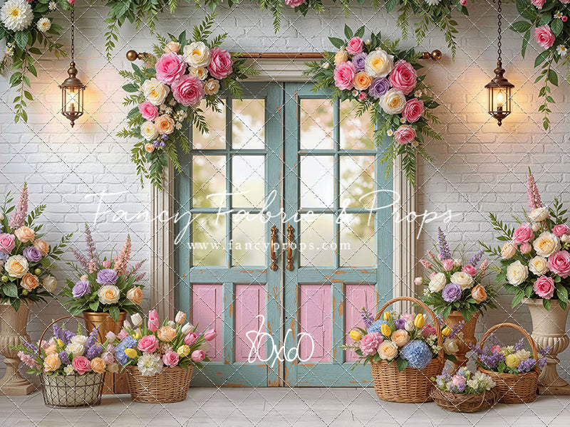 Pastel Garden Doors - With Sweep Option