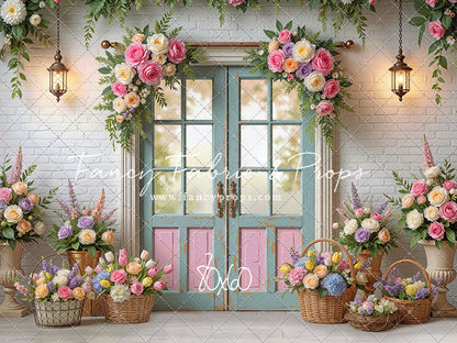Pastel Garden Doors - With Sweep Option