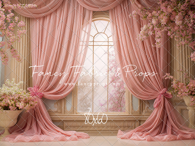 Pink Blossom Parlor - With Sweep Option