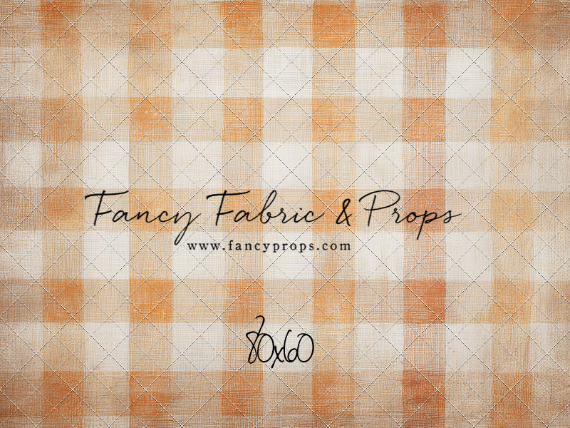 Pumpkin Patch Plaid - With Sweep Option