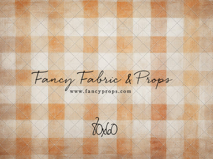 Pumpkin Patch Plaid - With Sweep Option