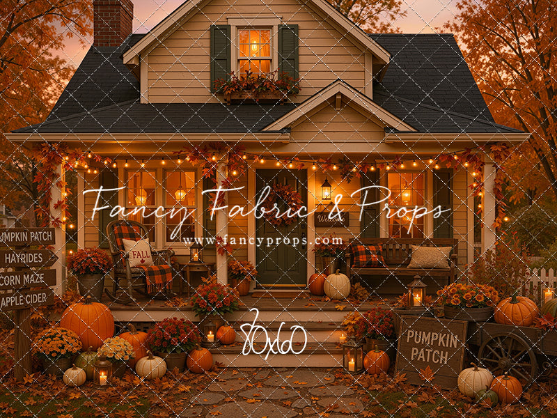Pumpkin Patch Welcome - With Sweep Option
