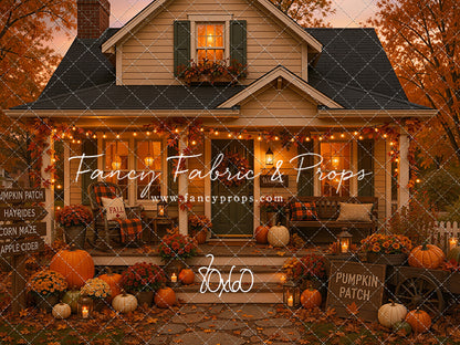 Pumpkin Patch Welcome - With Sweep Option