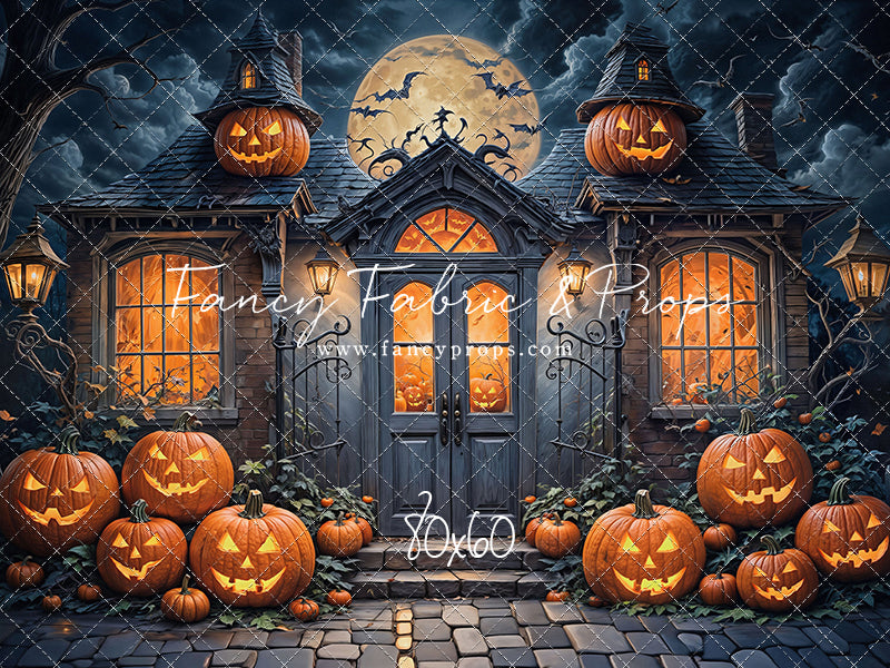 Pumpkin Path to Haunted Manor - With Sweep Option