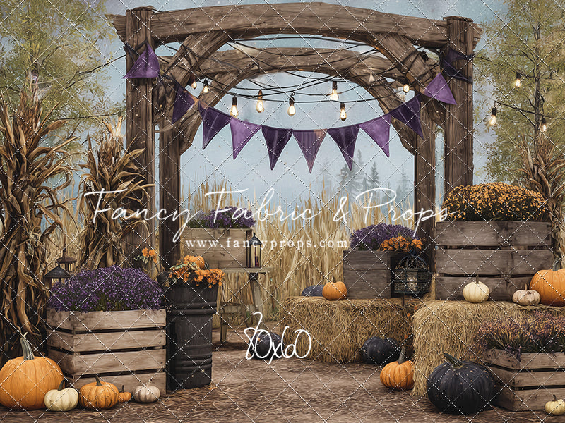 Pumpkin & Plum Harvest - with Sweep Option
