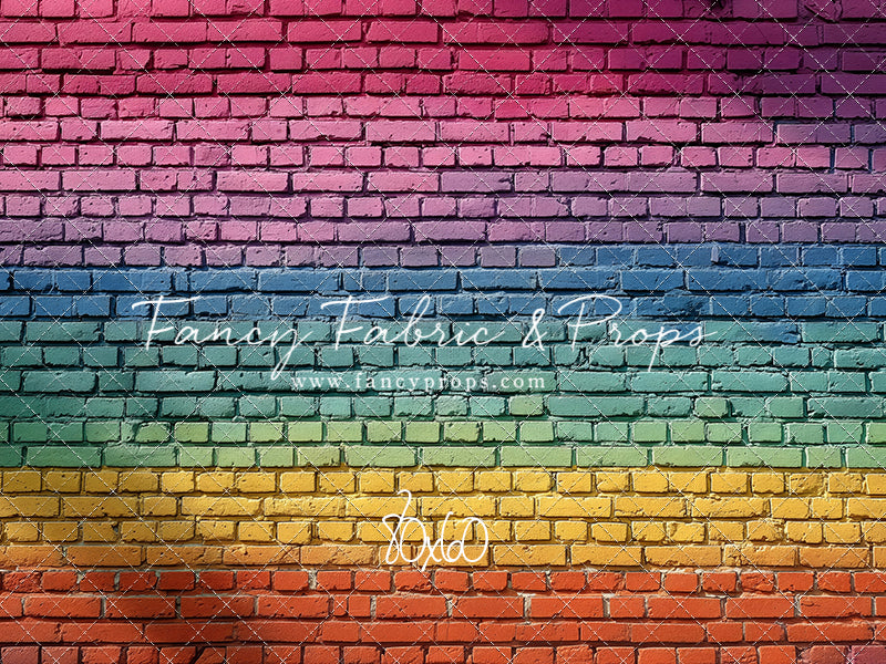 Rainbow Riot Brick - With Sweep Option